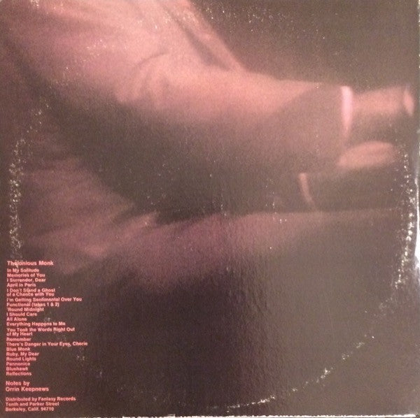 Master Release: Pure Monk by Thelonious Monk