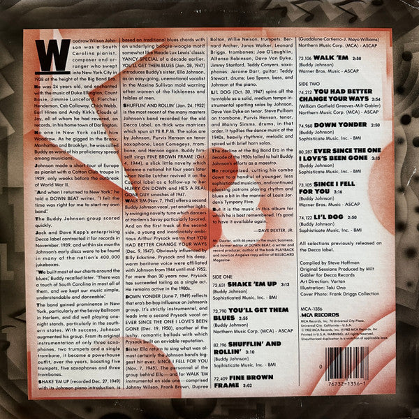 Master Release: Fine Brown Frame by Buddy Johnson And His Orchestra