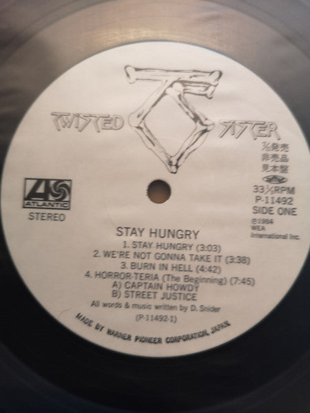 Release: Stay Hungry-Vinyl-Japan-1984-P-11492-9789793