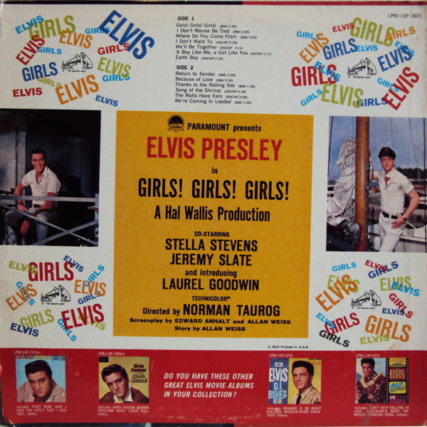 Release: Girls! Girls! Girls!-Vinyl-US-1976-LSP - 2621-5357748