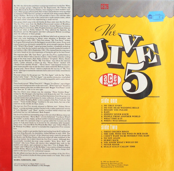 Master Release: Our True Story by The Jive Five