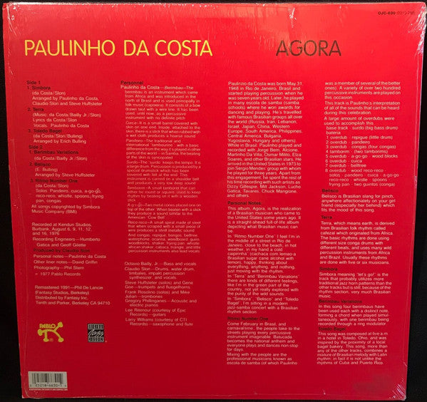 Release: Agora-Vinyl-US-1991-OJC-630, 2310-785-2684791
