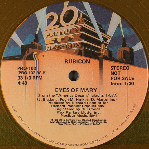 Release: America Dreams / Eyes Of Mary-Vinyl-US-1978-PRO-102-7412228