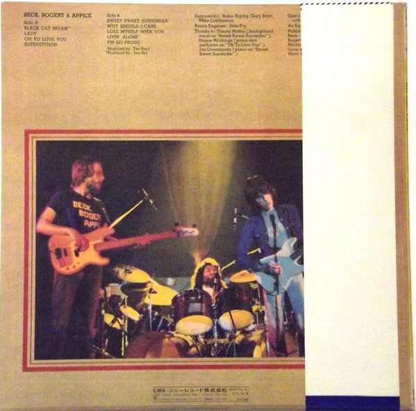 Release: Beck, Bogert & Appice-Vinyl-Japan-1973-ECPM-18-5932933