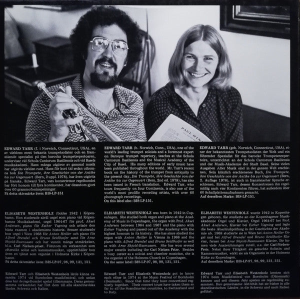 Release: Rhapsody In Blue / Sonatina / Sonatina / Sonata (For Trumpet And Piano)-Vinyl-Sweden-1980-LP-152-5029851