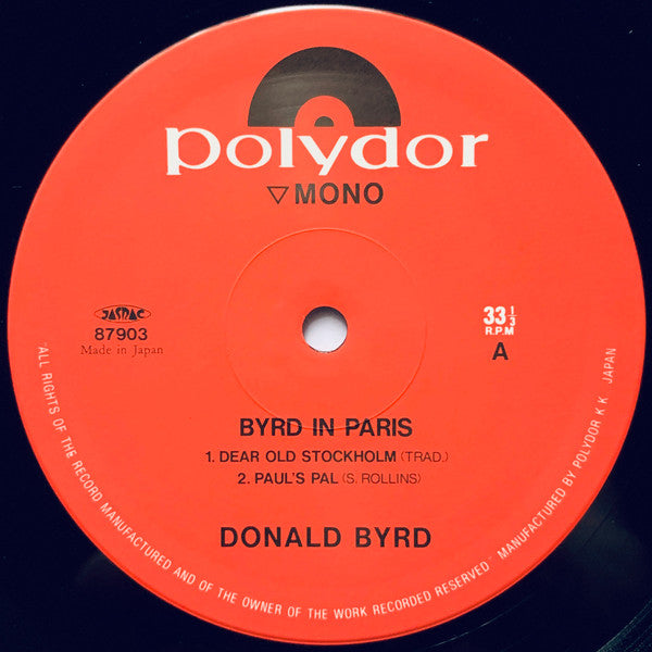 Byrd In Paris