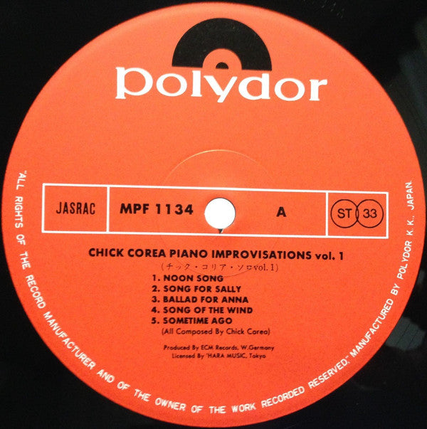 Piano Improvisations Vol. 1