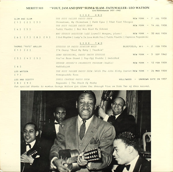 Release: Unknown Release-Vinyl-US-1984-Meritt 503-5529997