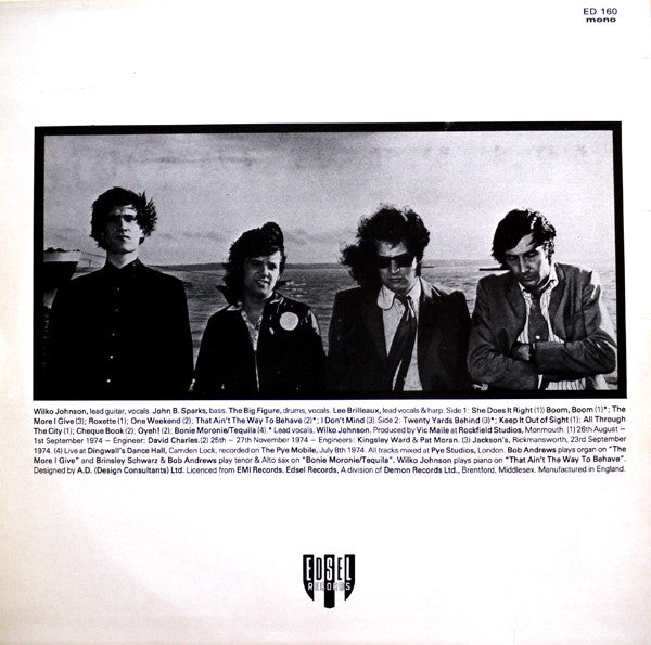 Release: Down By The Jetty-Vinyl-UK-1985-ED 160-5203827