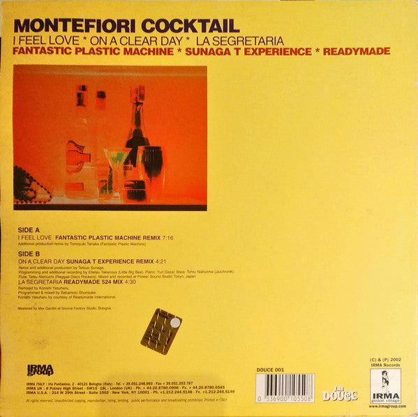 Master Release: I Feel Love / On A Clear Day / La Segretaria by Montefiori Cocktail