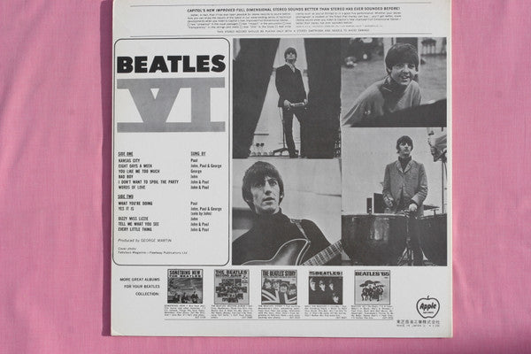Release: Beatles VI-Vinyl-Japan-1970-AP-80035-7819373