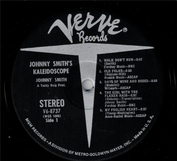 Release: Johnny Smith's Kaleidoscope-Vinyl-US-1968-V6-8737-3051393
