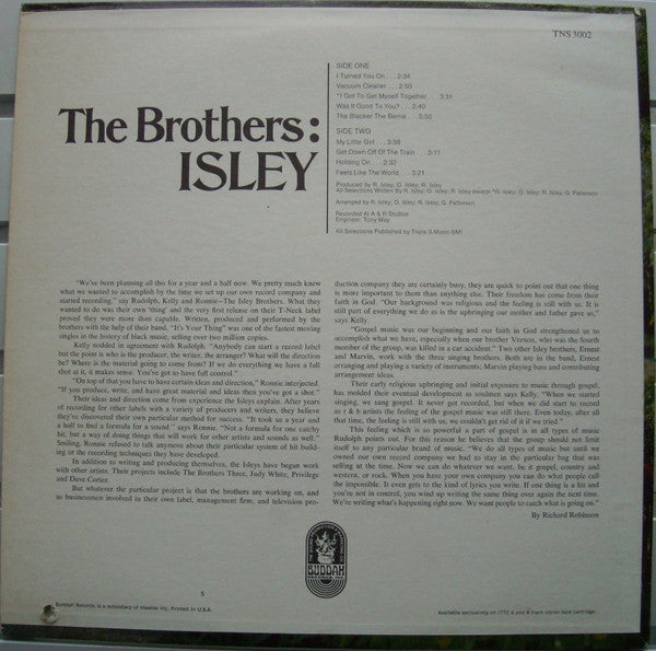 Release: The Brothers: Isley-Vinyl-US-1969-TNS 3002-8070709