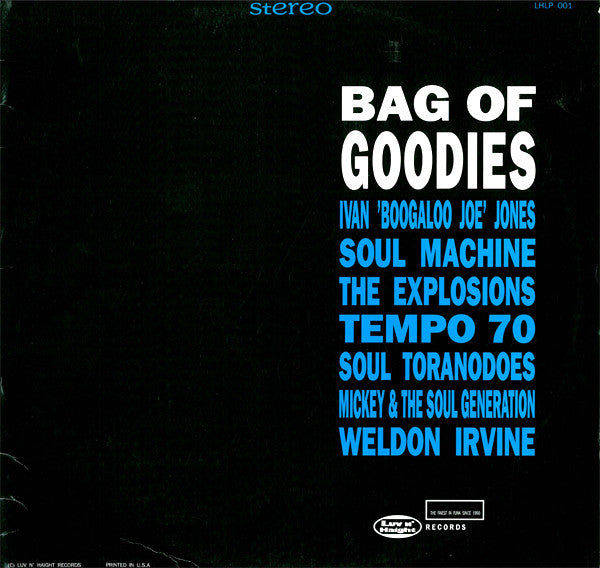 Release: Bag Of Goodies-Vinyl-US-1992-LHLP 001-1262839