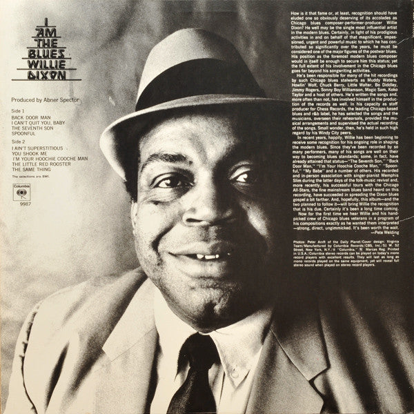 Master Release: I Am The Blues by Willie Dixon