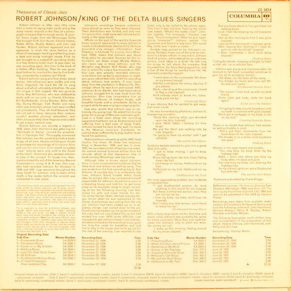 Release: King Of The Delta Blues Singers-Vinyl-US-None-CL 1654-1587194
