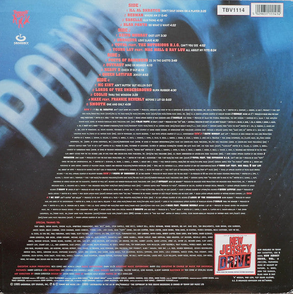 Release: New Jersey Drive Vol. 1 (Original Motion Picture Soundtrack)-Vinyl-UK-1995-TBV1114-1042542