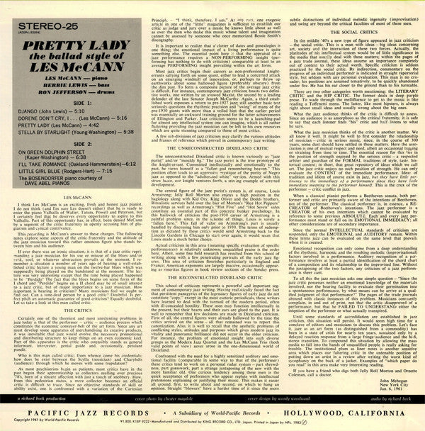 Release: Pretty Lady-Vinyl-Japan-1983-K18P-9222(PJ65), K18P-9222-6381320