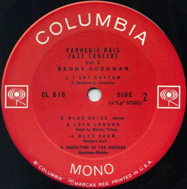 The Famous 1938 Carnegie Hall Jazz Concert - Vol. 2