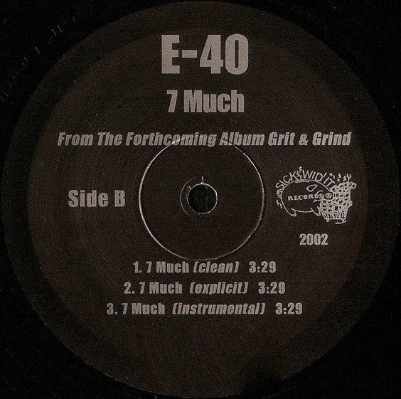 Master Release: The Slap / 7 Much by E-40