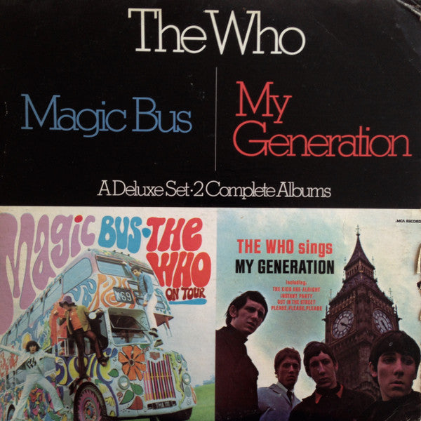 Release: Magic Bus / The Who Sings My Generation-Vinyl-US-1980-MCA2-4068-2617239