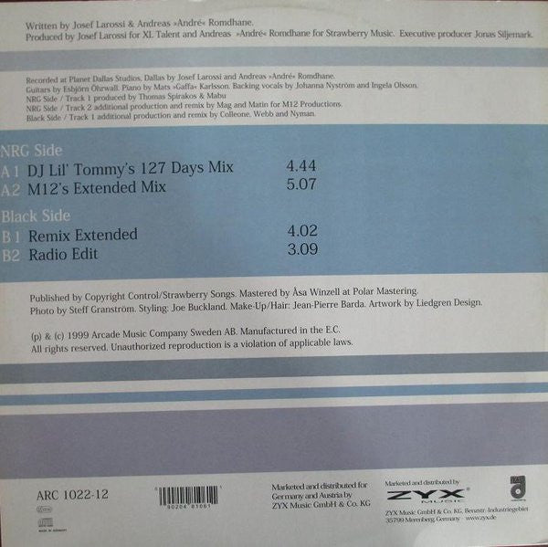 Release: 365 Days-Vinyl-Germany-1999-ARC 1022-12-5917452