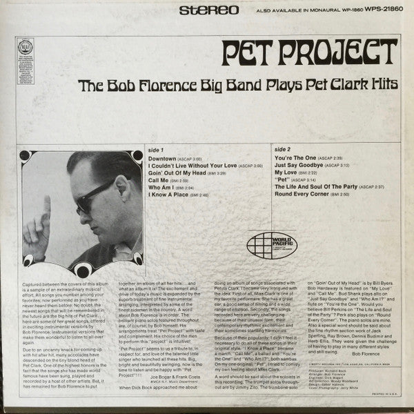 Master Release: Pet Project by Bob Florence Big Band