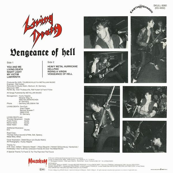 Master Release: Vengeance Of Hell by Living Death