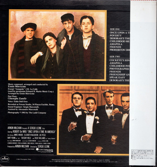 Release: C'era Una Volta In America (Colonna Sonora Originale Del Film)-Vinyl-Japan-1984-28PP-85-4915052
