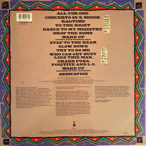 Master Release: One For All by Brand Nubian