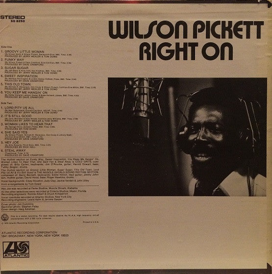 Release: Right On-Vinyl-US-1970-SD 8250-7972156