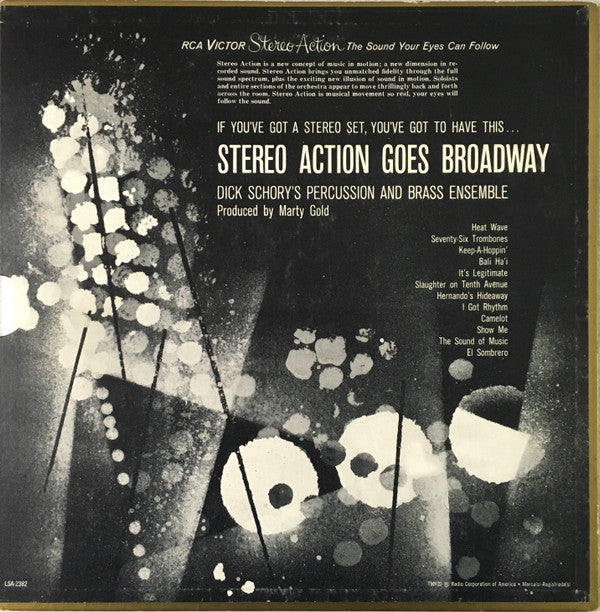 Master Release: Stereo Action Goes Broadway by Dick Schory's Percussion And Brass Ensemble