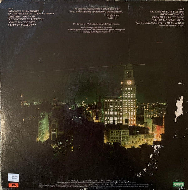 Release: Lovingly Yours-Vinyl-US-1976-SP-1-6712-2023368