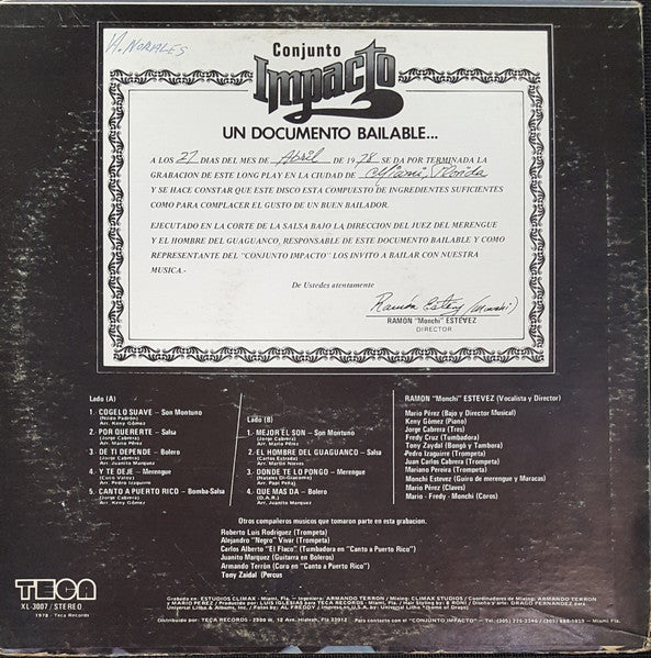Master Release: Un Documento Bailable by Conjunto Impacto