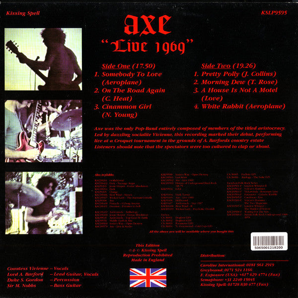 Master Release: Live 1969 by Axe (9)