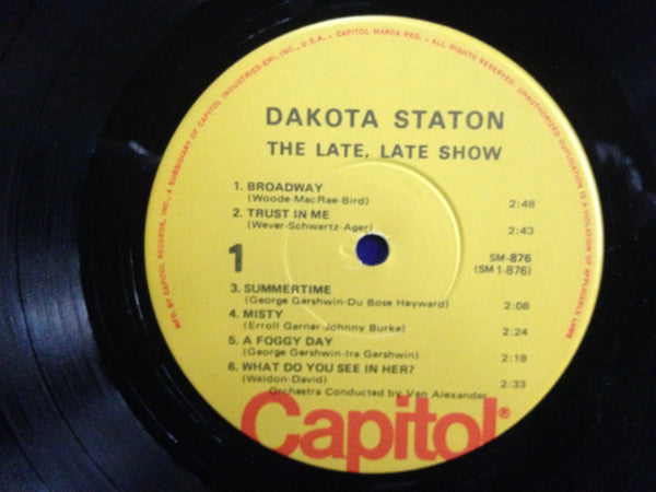 Release: The Late, Late Show-Vinyl-US-None-SM-876-4679382