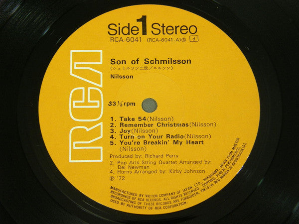 Release: Son Of Schmilsson-Vinyl-Japan-1972-RCA-6041-5931187