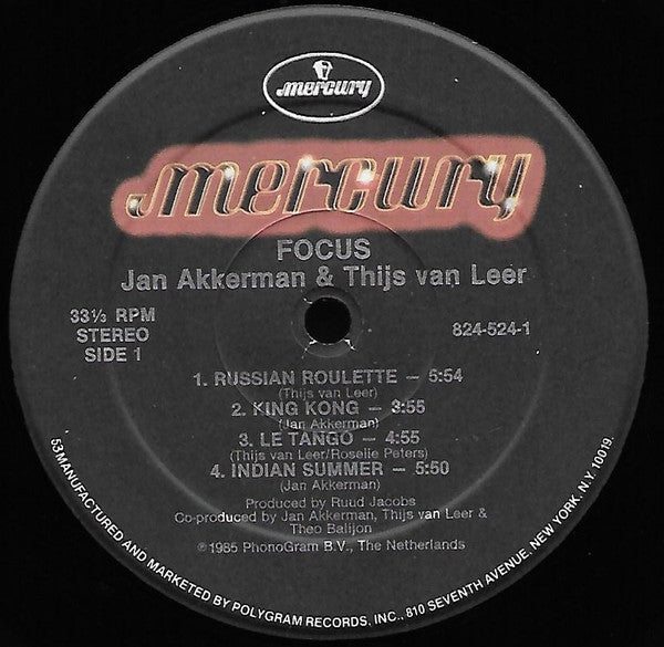 Master Release: Focus by Jan Akkerman