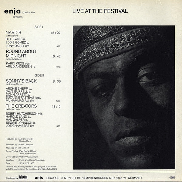 Release: Live At The Festival-Vinyl-Germany-None-ENJA 2030, enja 2030 ST-6700273