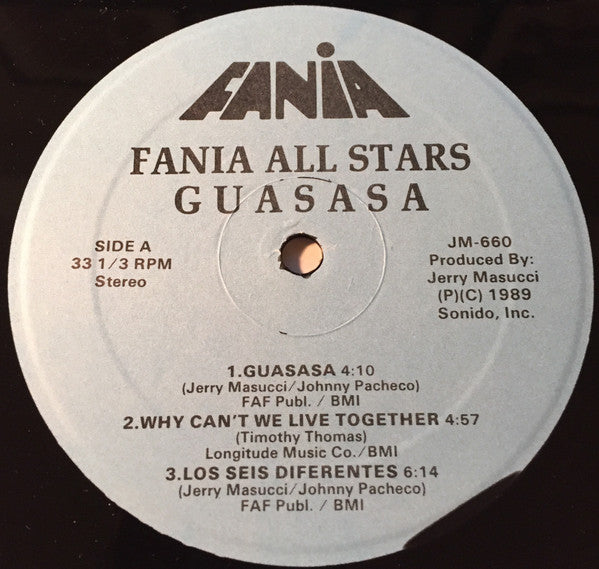 Master Release: Guasasa by Fania All Stars