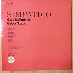 Master Release: Simpático by Gary McFarland