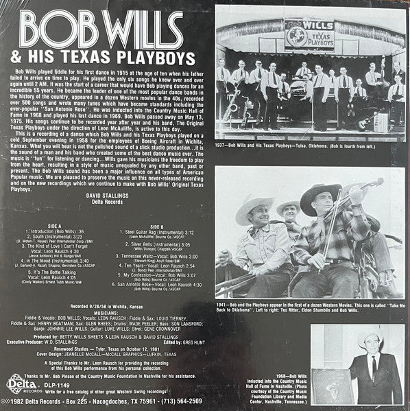 Master Release: On Stage by Bob Wills & His Texas Playboys