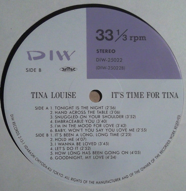 It's Time For Tina