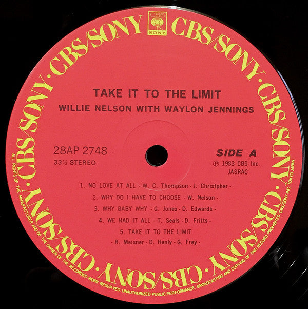 Release: Take It To The Limit-Vinyl-Japan-1983-28AP 2748-5818252