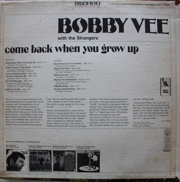 Release: Come Back When You Grow Up-Vinyl-US-1967-LST-7534-3169629