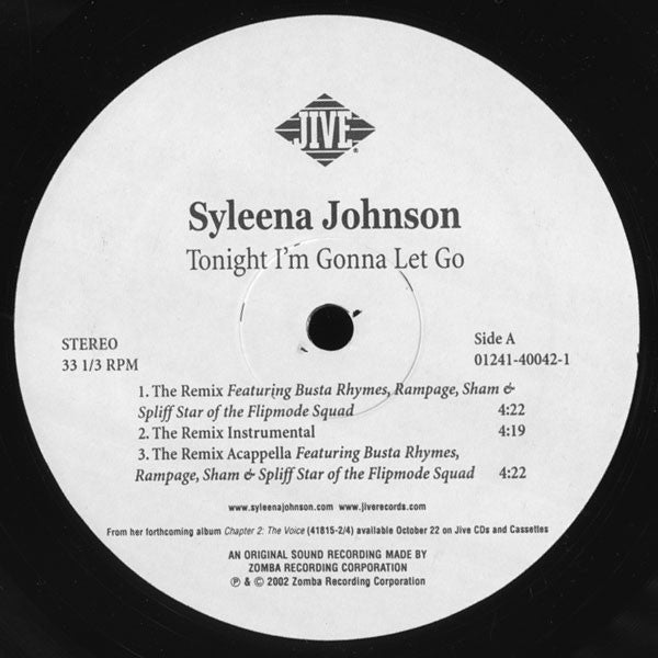 Release: Tonight I'm Gonna Let Go-Vinyl-US-2002-01241-40042-1-1316271