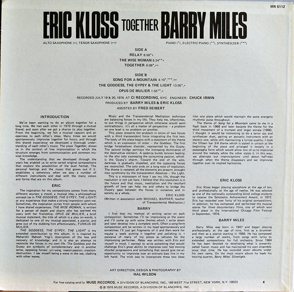 Release: Together-Vinyl-US-1976-MR 5112-2317418