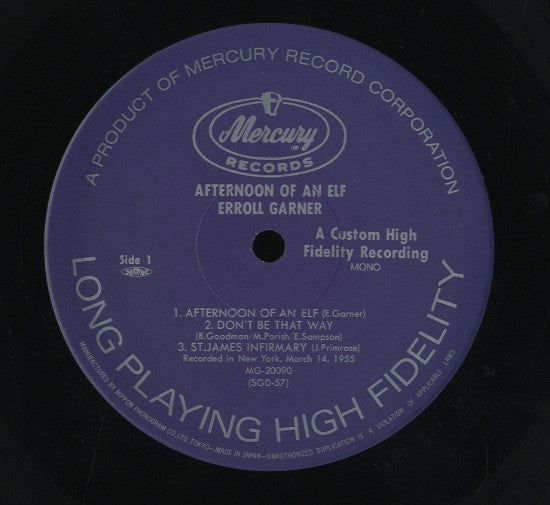 Release: Afternoon Of An Elf-Vinyl-Japan-1991-SGD-57, MG-20090-6742289