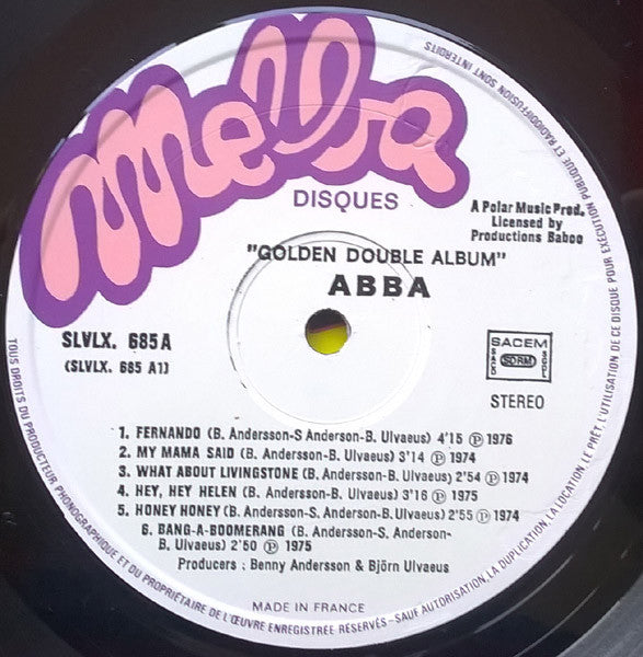 Master Release: Golden Double Album by ABBA