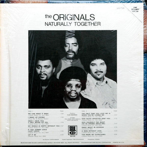 Master Release: Naturally Together by The Originals